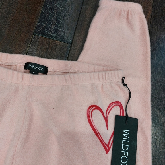 Wildfox Sketchy Heart Knox Pant Joggers - Picture 4 of 4